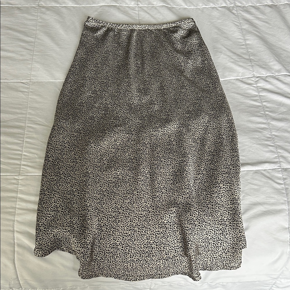 Sienna Sky Black and White Midi Skirt